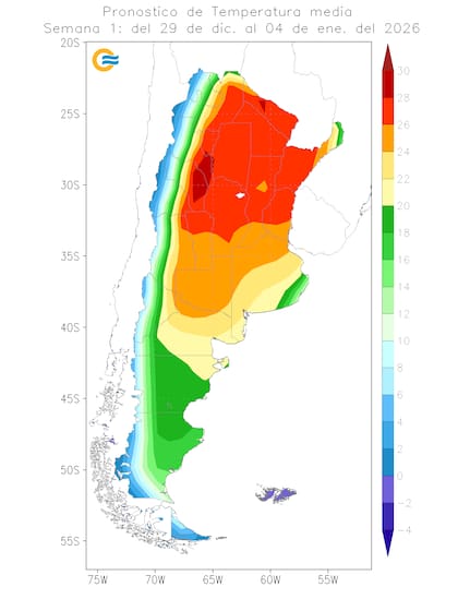 Se esperan temperaturas medias elevadas en gran parte del país en los próximos días