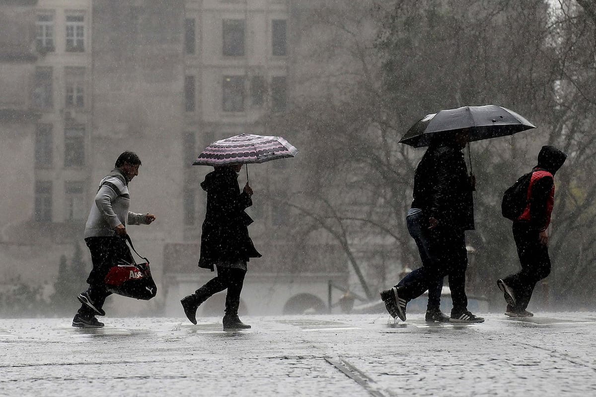 Se esperan tormentas fuertes en varias regiones del país.
