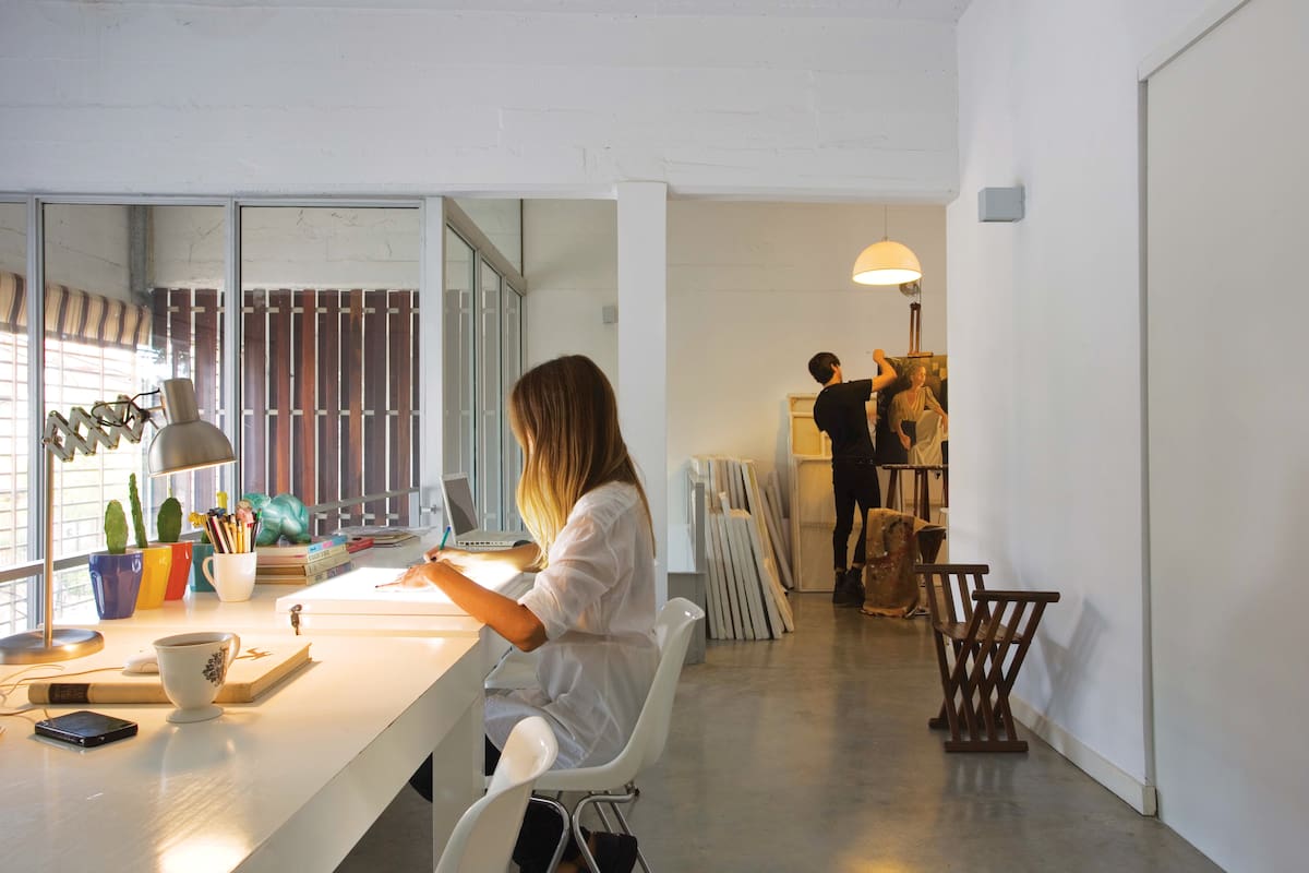 Se estima que en la Argentina un 10% de la población económicamente activa practica el home office. FOTO: Daniel Karp / Revista Living