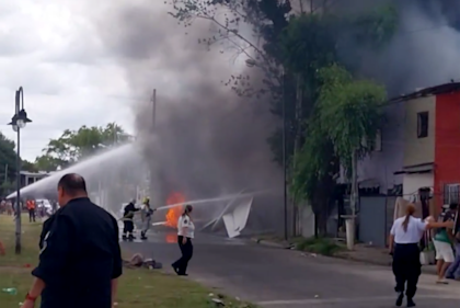 Se estrelló un avión en el aeropuerto de San Fernando
