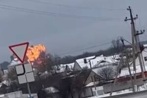 Se estrelló un avión militar ruso que llevaba más de 60 prisioneros ucranianos
