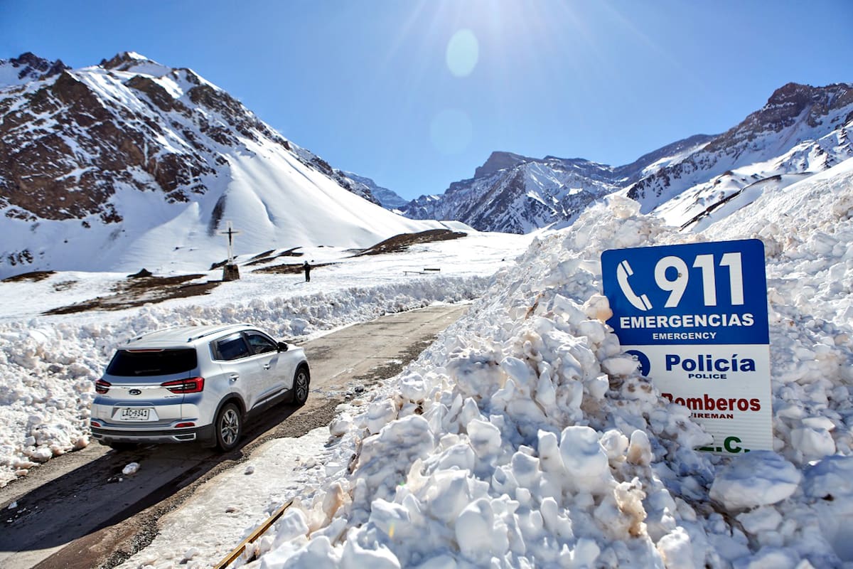 Se extreman las precauciones para transitar en la zona cordillerana de Mendoza