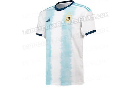 Se filtró el nuevo diseño de la camiseta de Argentina
