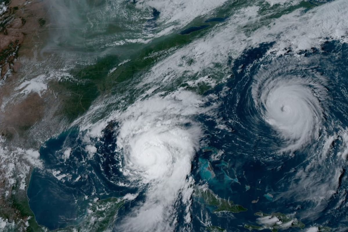 Se forman las tormentas tropicales Karina y Lowell en el océano Pacífico