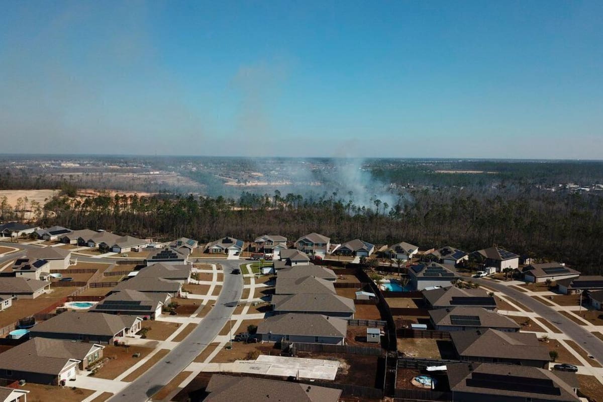 Se ha identificado un riesgo extremo de incendios forestales en las porciones del sur de los Everglades