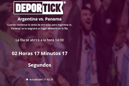 Se habilitó la fila virtual para conseguir las entradas para el amistoso entre la Argentina y Panamá en el Monumental