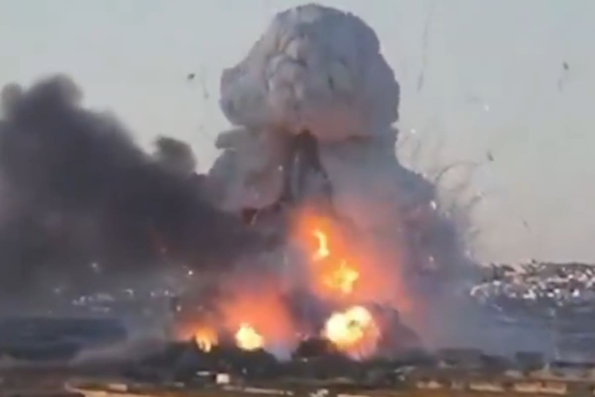 Se hicieron virales las impactantes imágenes de la explosión que se registró en una fábrica de fuegos artificiales en Malta
