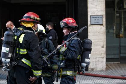 Se incendia un juzgado en el centro porteño