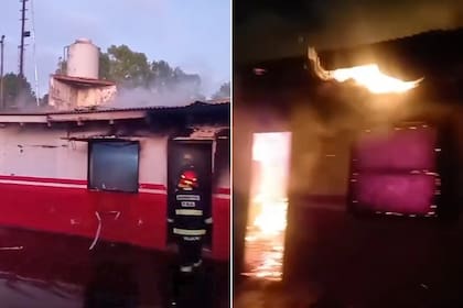 Se incendió el buffet del Club Alumni en La Plata.