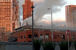 Se incendió un reconocido restaurante de Puerto Madero