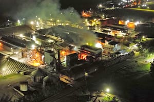 Se incendió una planta de Vicentin en Santa Fe: operativo de Bomberos y alerta por materiales inflamables
