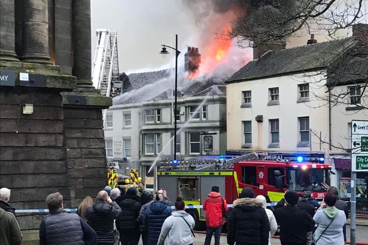 Se incendió uno de los bares embrujados más famosos del Reino Unido (Crédito: Gentileza Daily Star)