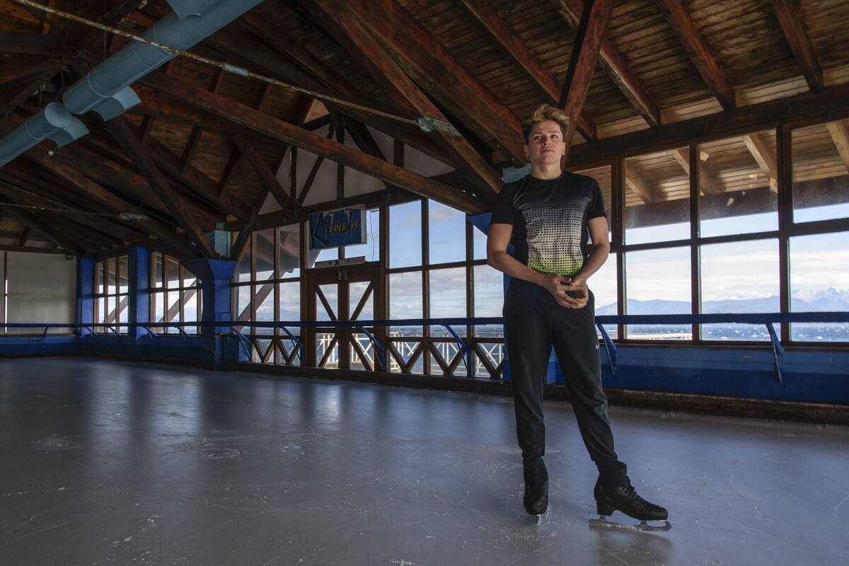 Se inició en una pista de Bariloche inimaginable para un competidor olímpico