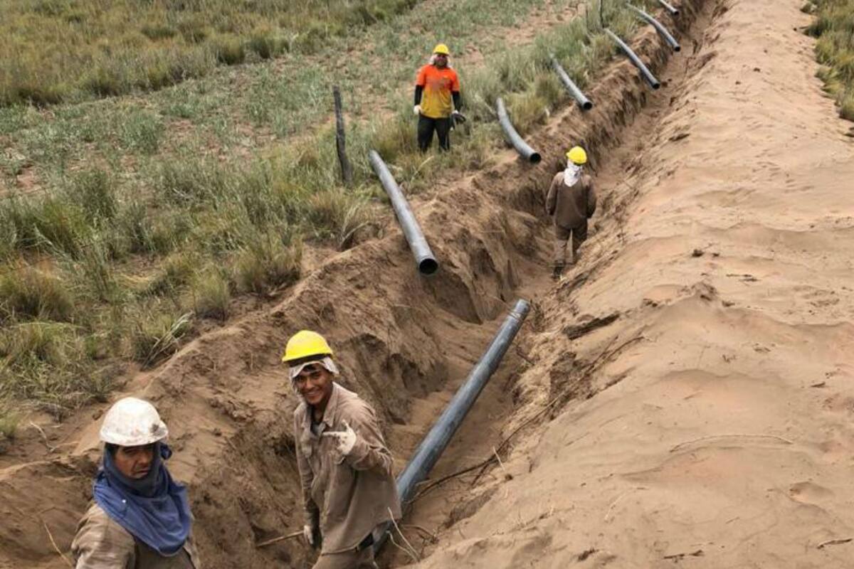 Se instalarán 2200 kilómetros de cañerías