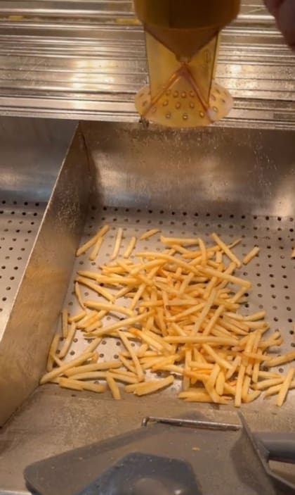 Se les debe agregar sal al gusto al momento de terminar de freírlas