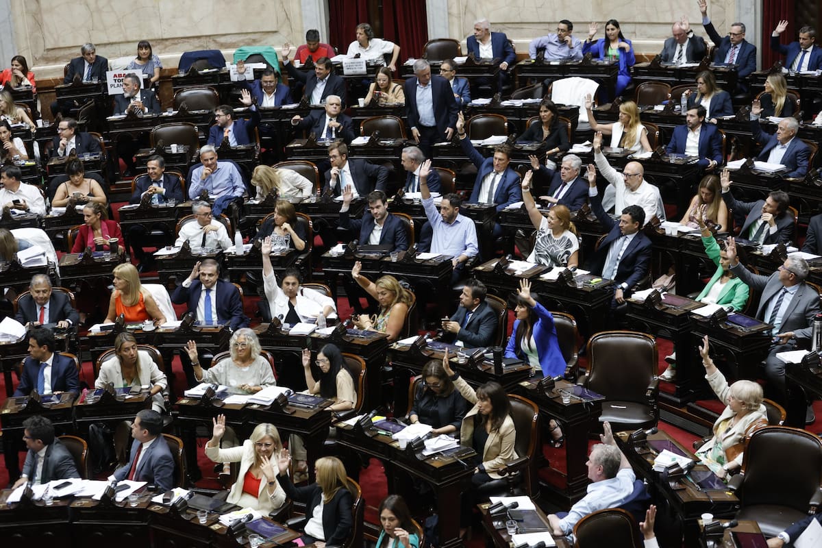 Se levanta la sesión por el debate de la "Ley Ómnibus" hasta mañana al mediodía