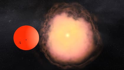 Se libera una cantidad impresionante de energía cuando una estrella se convierte en nova