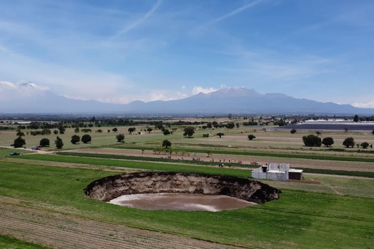 Se montó un operativo en el lugar para evitar que los curiosos corran riesgos