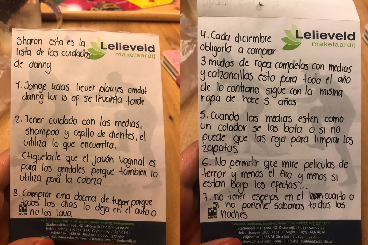 Se mudó con su novio y la suegra le mandó un listado con consejos para "cuidar al nene"