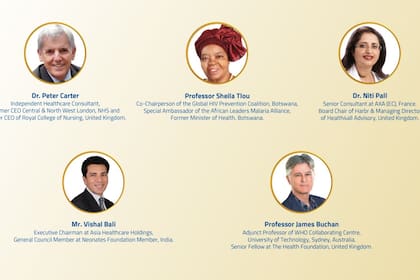 Se nombran a expertos en salud a nivel mundial para ser jueces en el premio internacional al persona