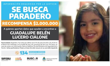 Se ofrece una recompensa por información sobre el paradero de Guadalupe