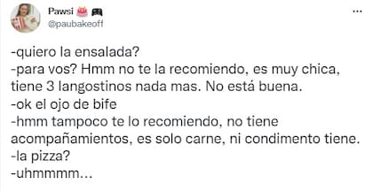 Se pidió un sándwich de milanesa en un popular bar de Palermo y se indignó ante su precio (Foto: Twitter)