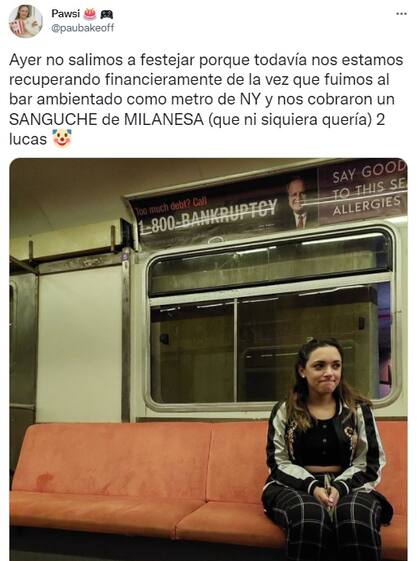 Se pidió un sándwich de milanesa en un popular bar de Palermo y se indignó ante su precio (Foto: Twitter)
