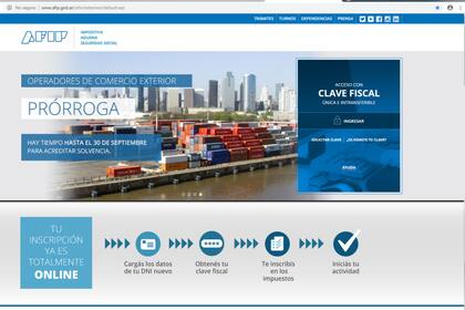 Se podrá gestionar el cuit y la clave fiscal a través de la web de la AFIP