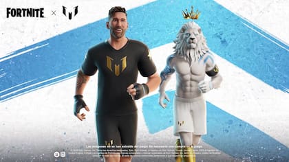 Se podrá jugar al Fortnite con la skin de Messi en dos alternativas