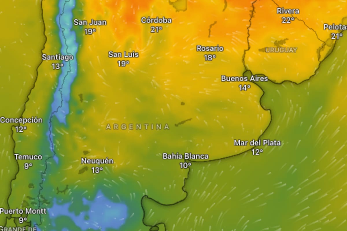 Se presentan temperaturas variadas en las distintas regiones del país para este martes