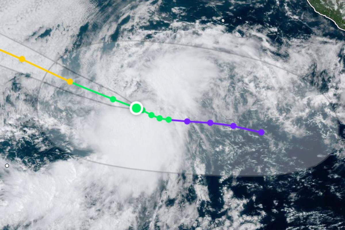 Se prevé que la tormenta tropical se fortalezca en los próximos dos días