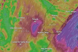 Se prevé una jornada lluviosa y ventosa