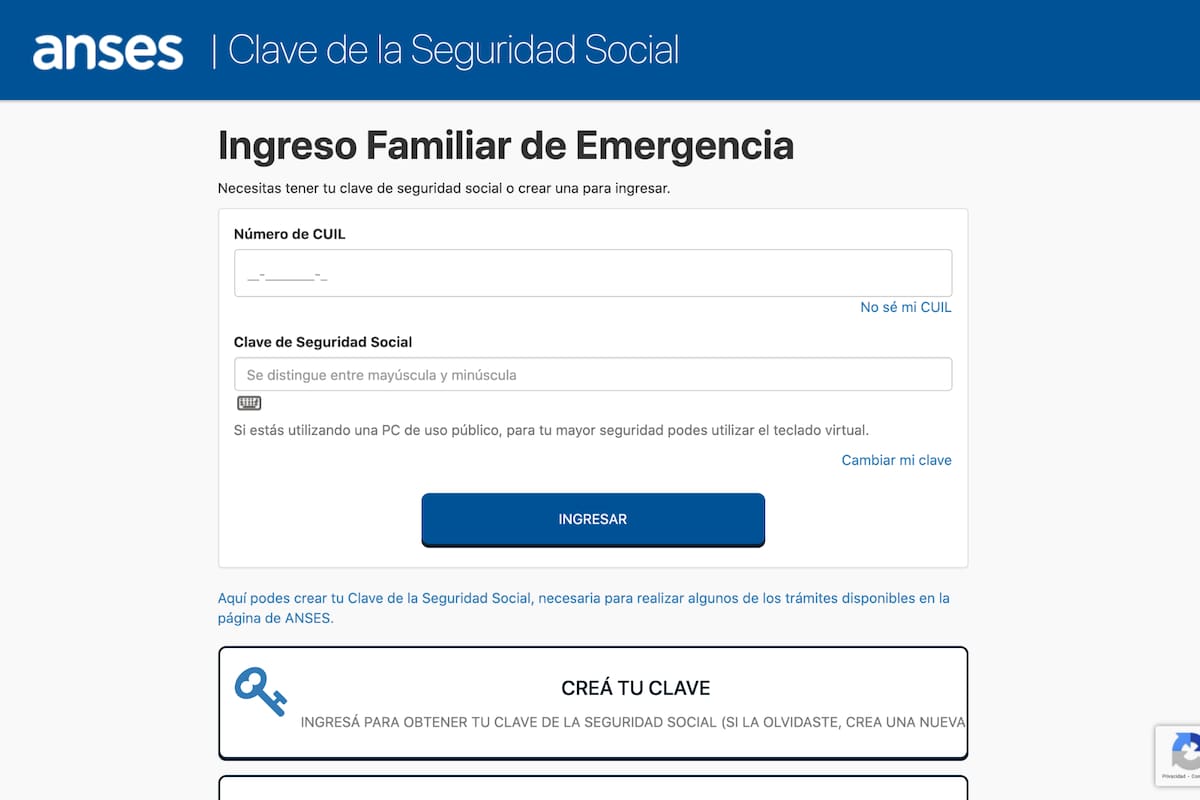 Se puede consultar la fecha de cobro del IFE a través del aplicativo exclusivo en la página de la ANSES