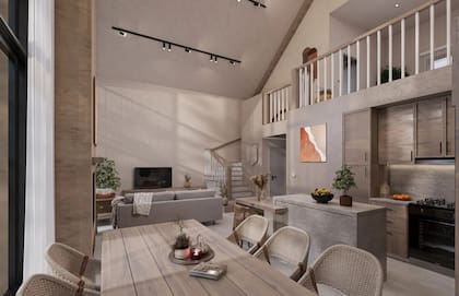 Se puede elegir comprar las casas ya amuebladas por un costo adicional