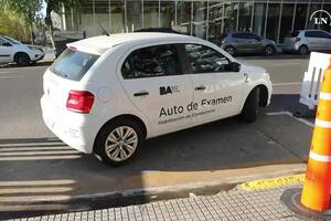 Se puede optar por un auto manual o automático para rendir el examen