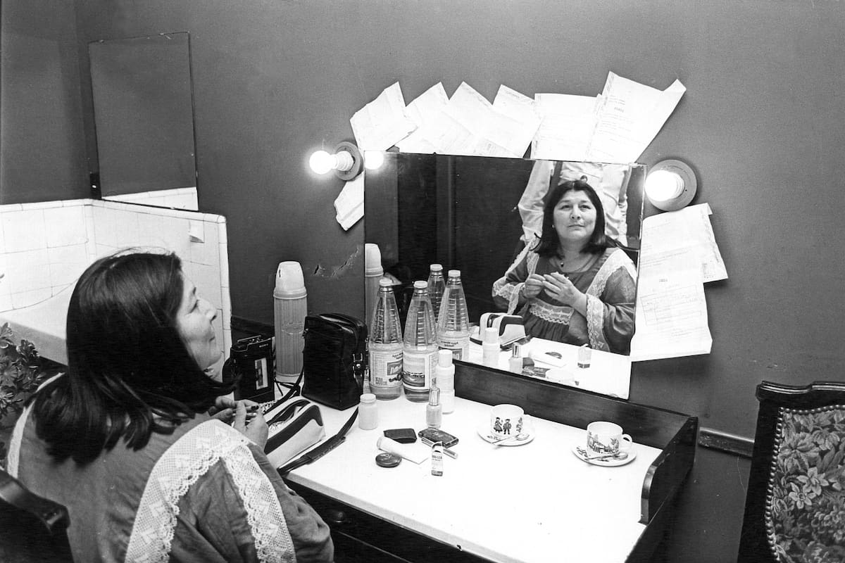 Una imagen de la muestra de Mercedes Sosa La voz de la tierra