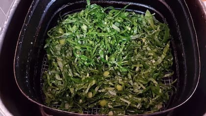 Se pueden cocinar vegetales en la freidora de aire.