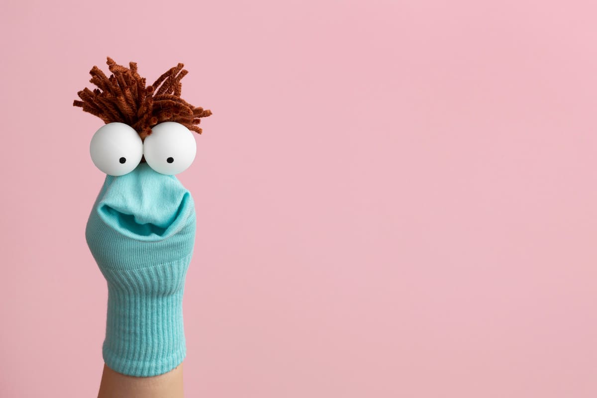 Se pueden hacer títeres de formas muy simples