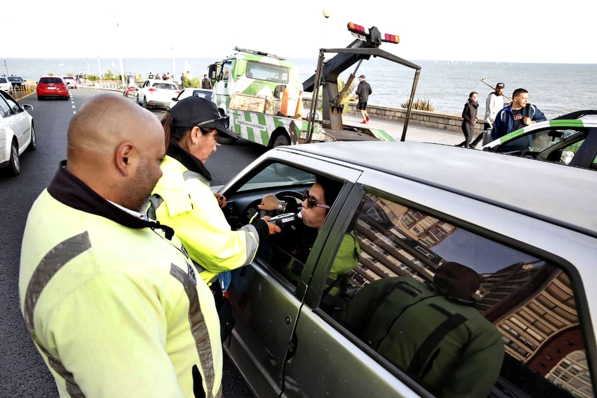 Se realizaron 133 mediciones de alcoholemia en la ciudad de Mar del Plata
