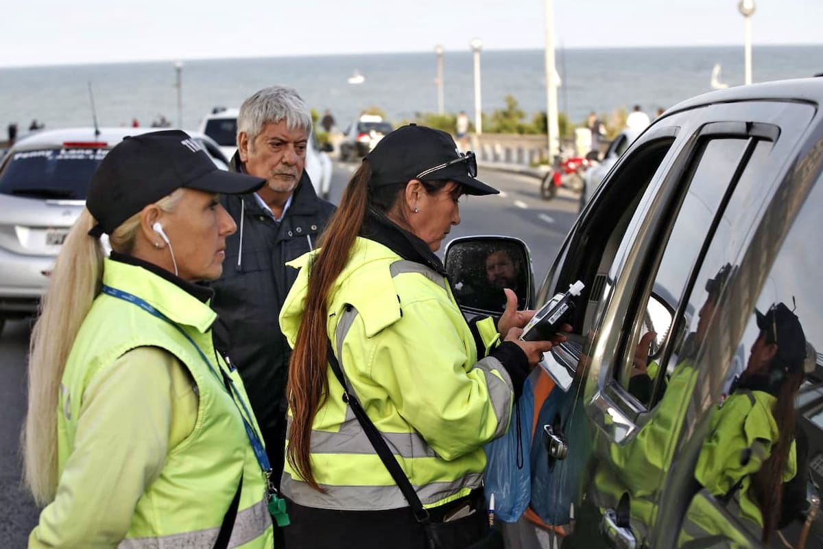 Se realizaron 133 mediciones de alcoholemia en la ciudad de Mar del Plata