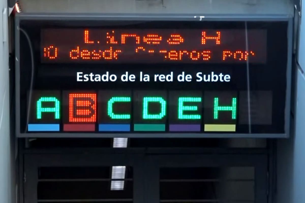 Se reanudó el servicio en las líneas A, C, D, E, H y el premetro, tras la liberación de los metrodelegados