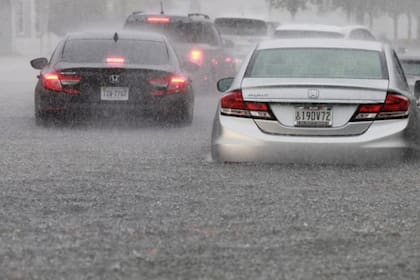 Se registraron entre 40 y 50 centímetros de agua tras las lluvias en el condado de Broward, en Florida