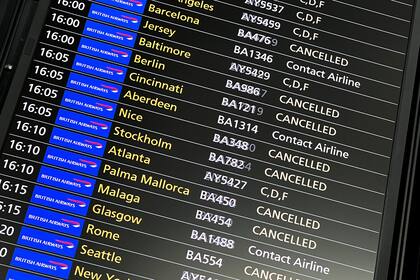 Se registraron vuelos cancelados en en los aeropuertos O’Hare y Midway