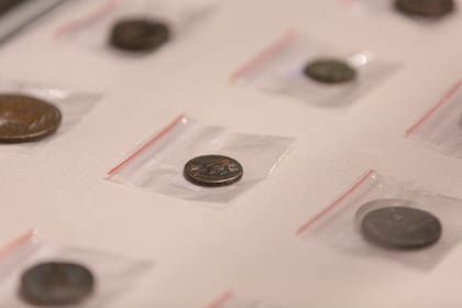Se restituyeron más de 600 monedas grecorromanas pertenecientes al Museo Histórico Nacional. El acto contó con la presencia de los ministros de Seguridad, Sabina Frederic; de Cultura, Tristán Bauer, y el jefe de la Policía Federal, Juan Carlos Hernández, entre otros funcionarios