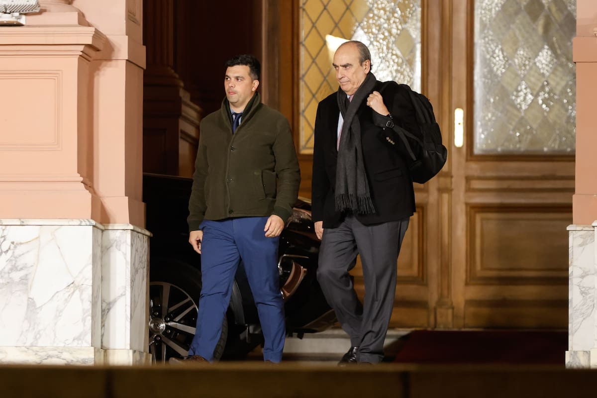 Se retira el jefe de Gabinete, Guillermo Francos, de la Casa Rosada