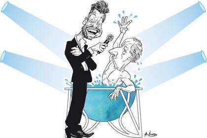 Se reunieron en el domicilio del conductor, quien volvió a elogiar al economista