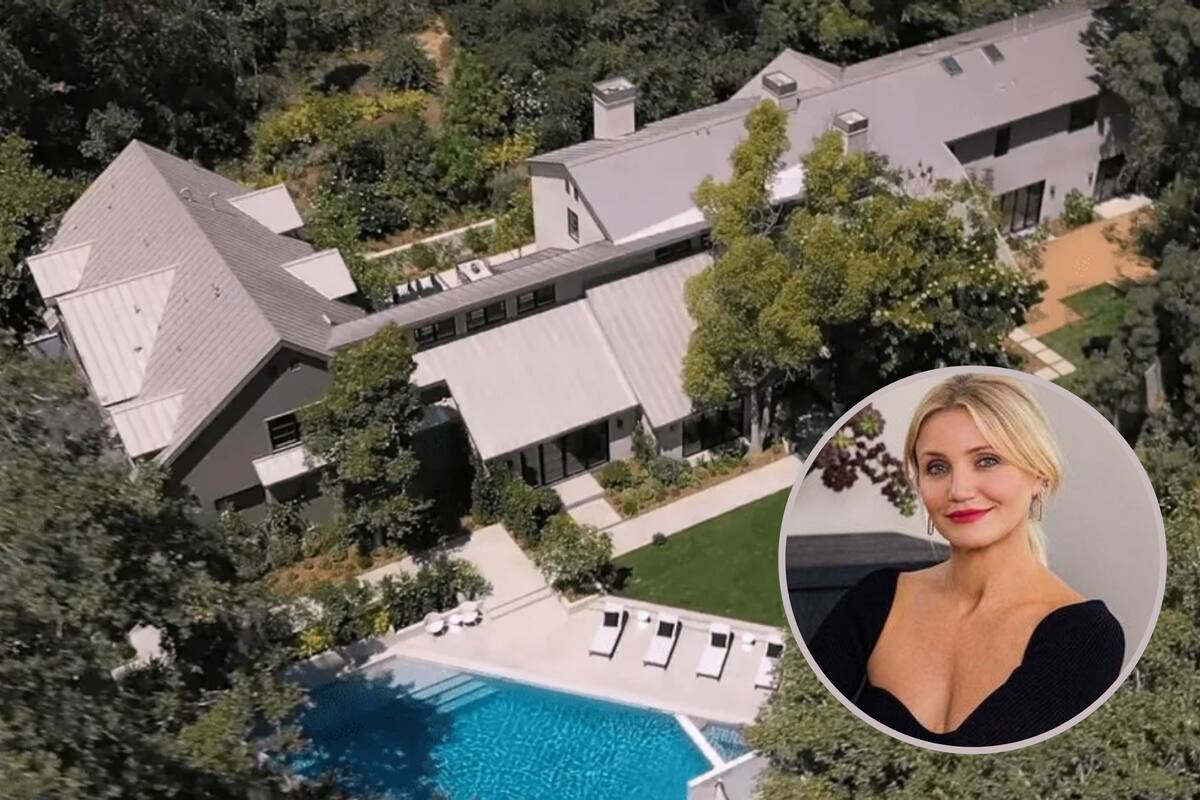 Se revelaron los detalles de la lujosa mansión de Cameron Diaz Berverly Hills