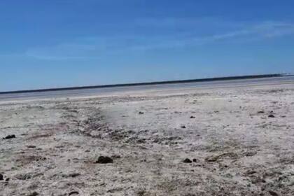 Se secó la laguna El Bonete, en Vera (Santa Fe). Foto: El Litoral