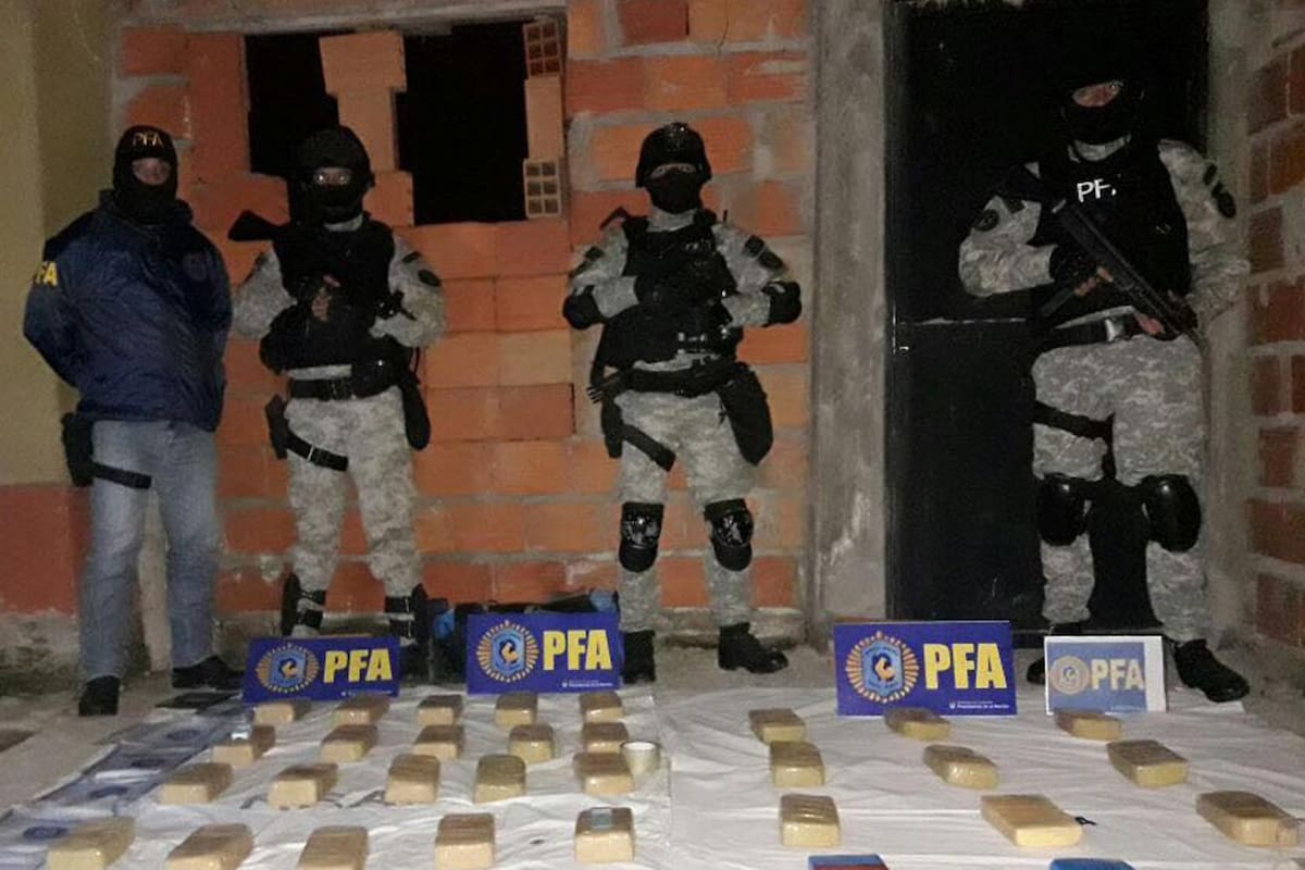 Se secuestraron casi 50 kilos de cocaína