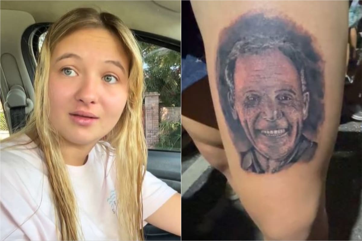 Se tatuó la cara de Miguel Ángel Russo, se lo mostró a su novia y la reacción se viralizó en redes sociales
